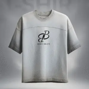 Half White T-Shirt